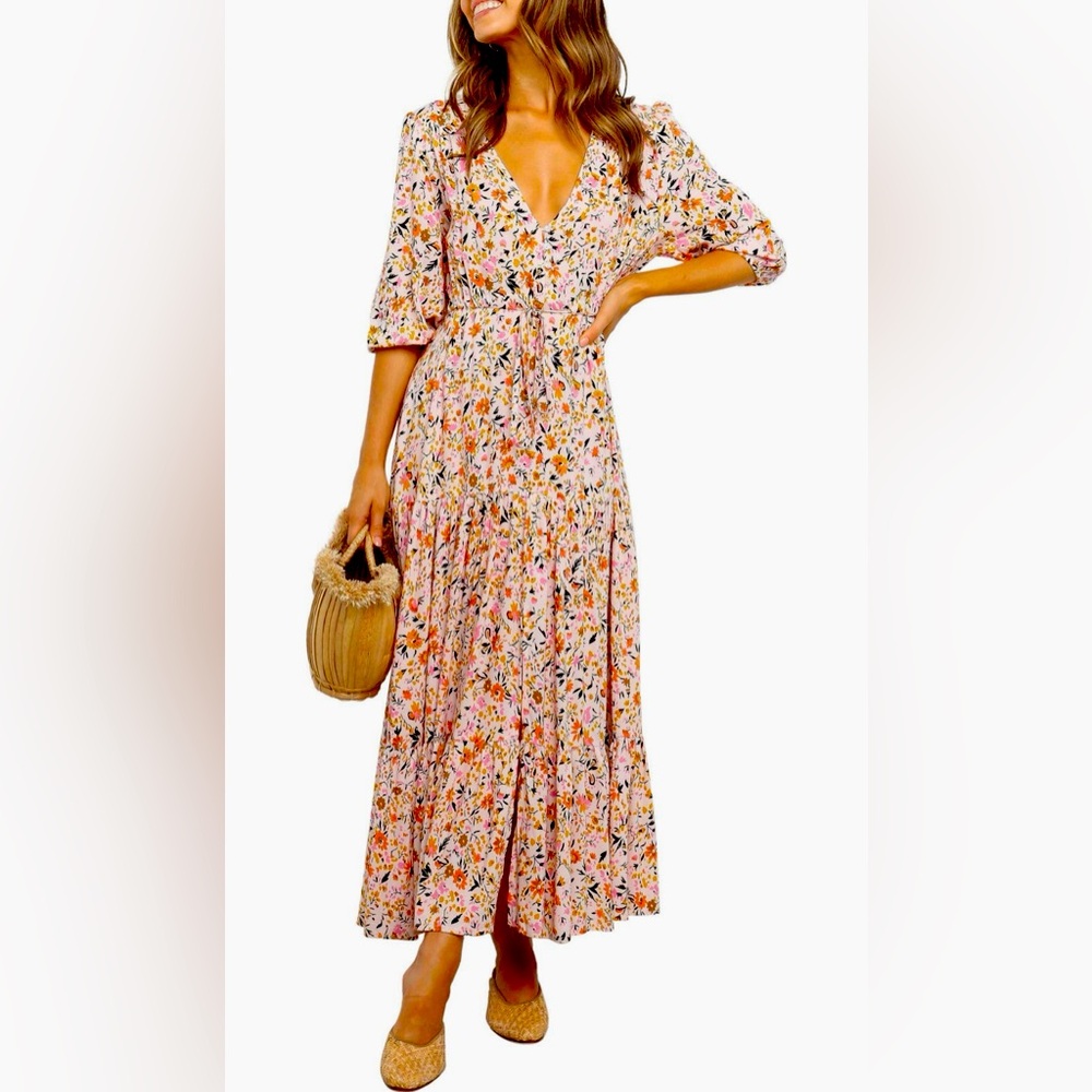 Pedal & Pup Kelda Floral Mini Dress Size Small